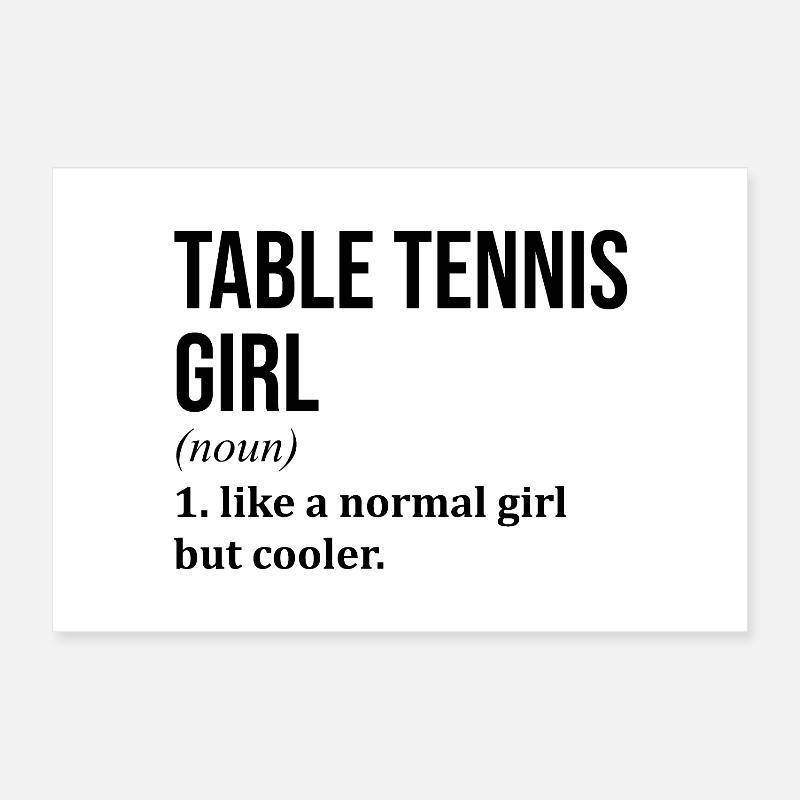 Ping-pong Poster 60 x 40 cm