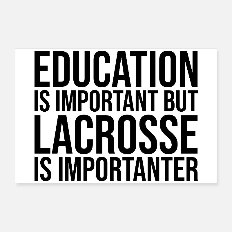Lacrosse Poster 60 x 40 cm