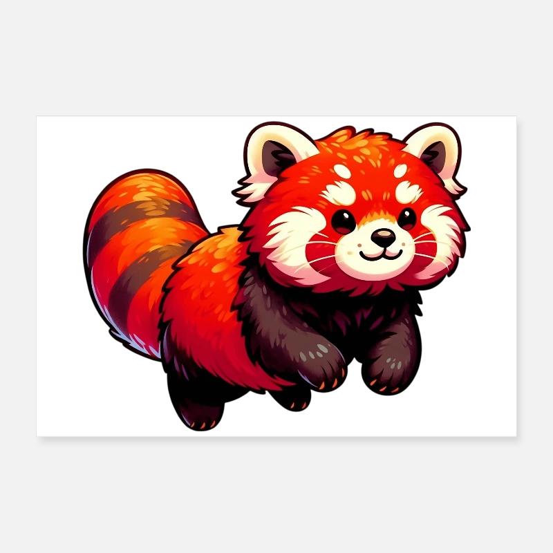 Petit panda Poster 60 x 40 cm