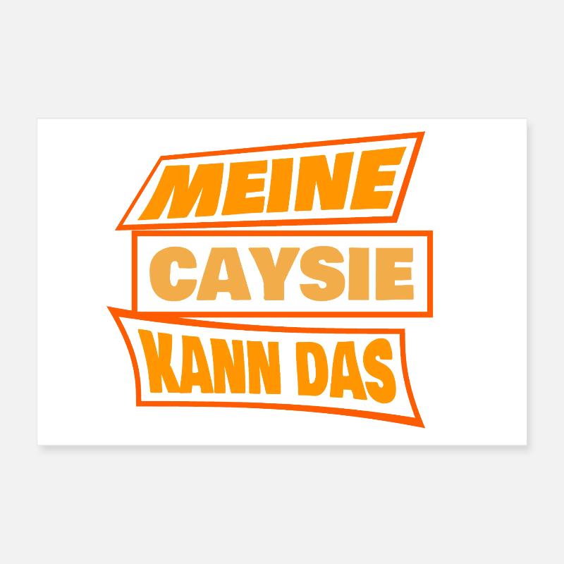 Caysie dans le rôle de Caysie Poster 60 x 40 cm