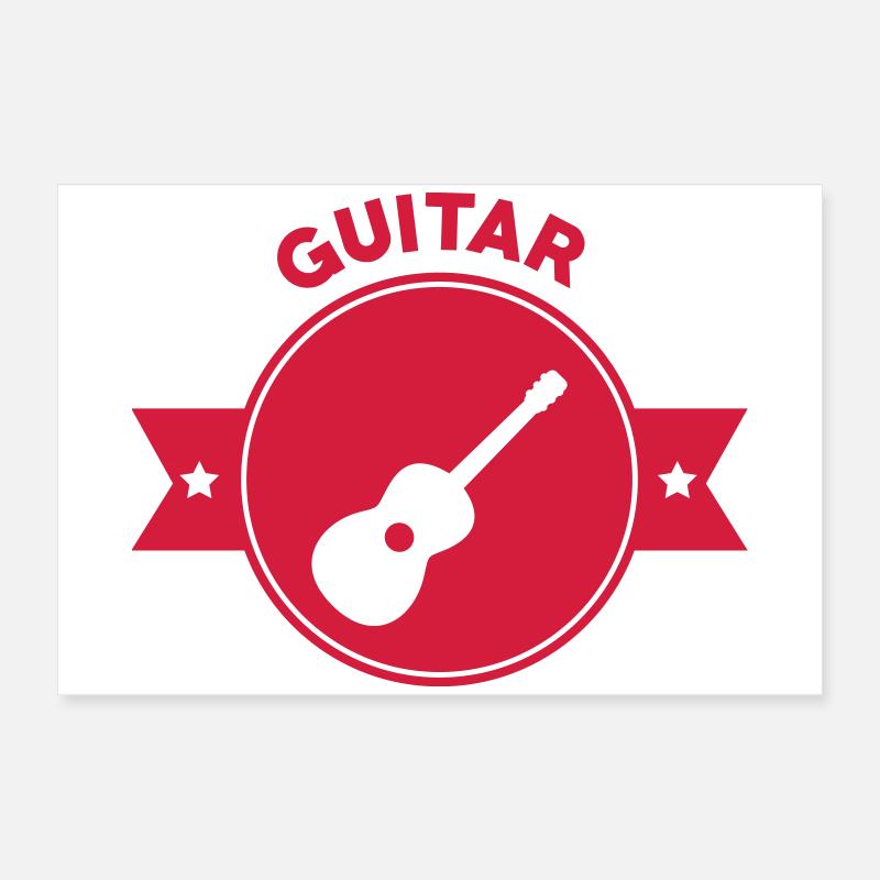 Guitar Poster 60x40 cm