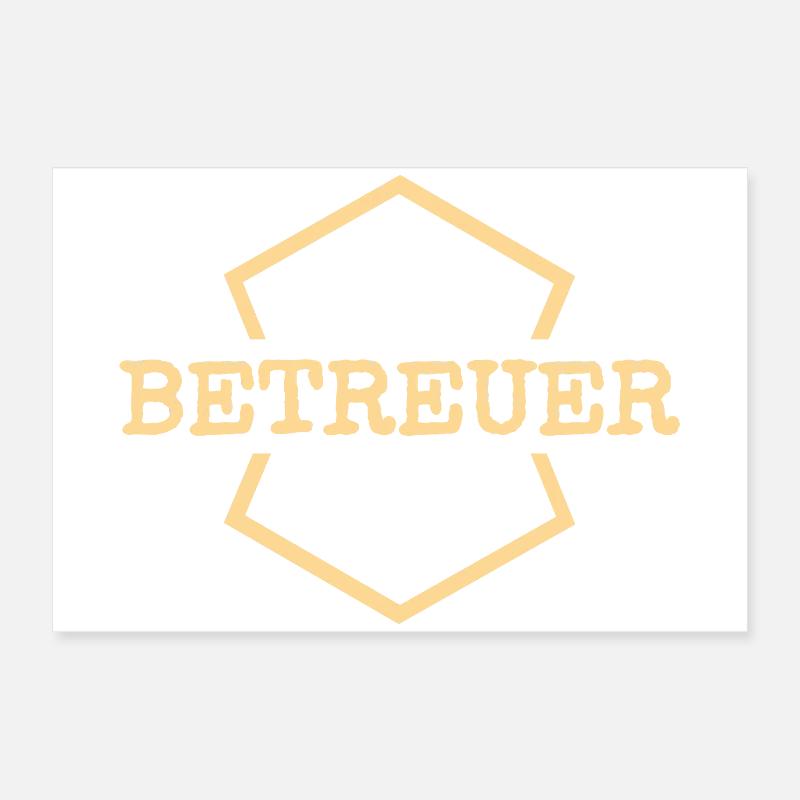 Superviseur de travail Poster 60 x 40 cm