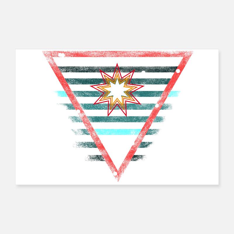 Emblème de super-héros - Scifi Poster 60 x 40 cm