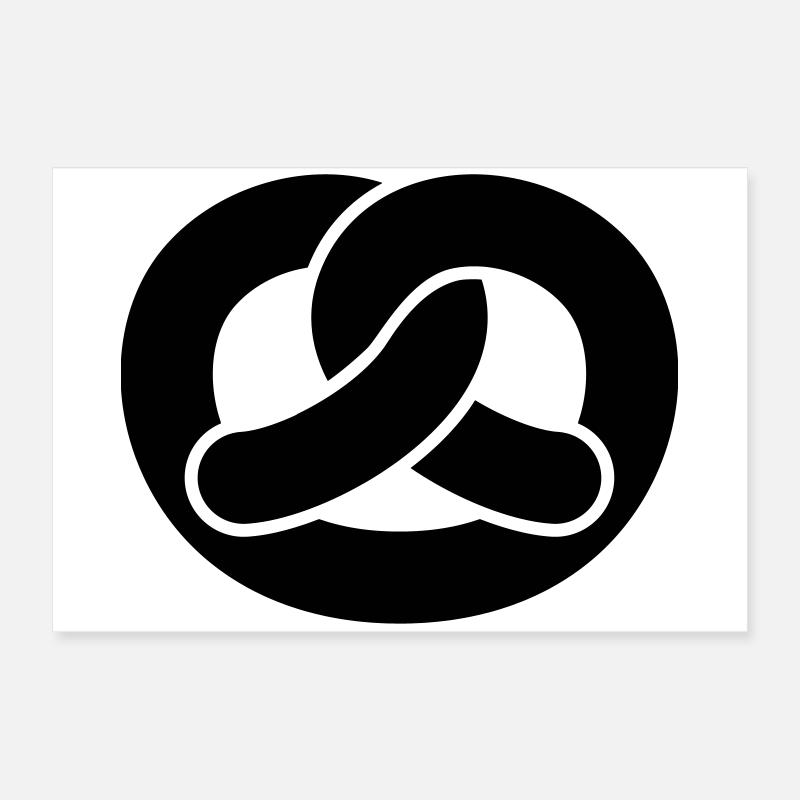 Brezel Poster 60x40 cm