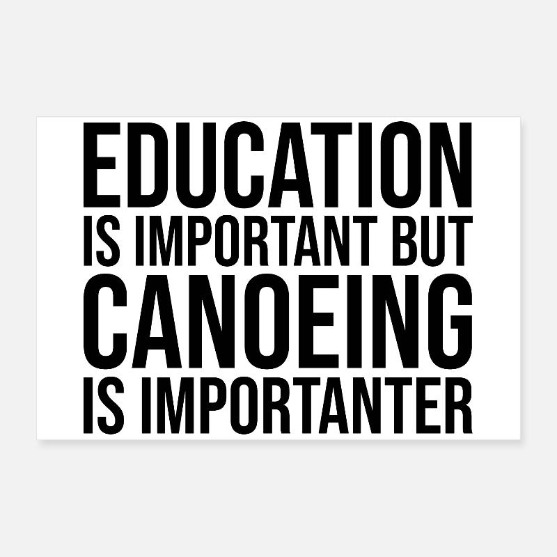 Canoe Poster 24" x 16" (60x40 cm)