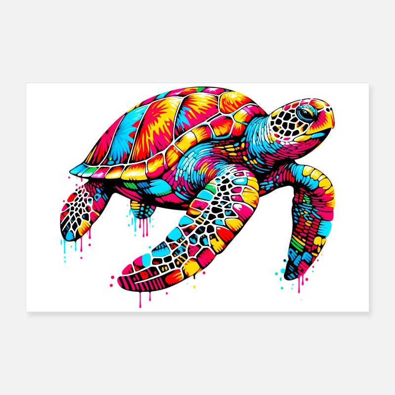 Turtle Poster 24" x 16" (60x40 cm)