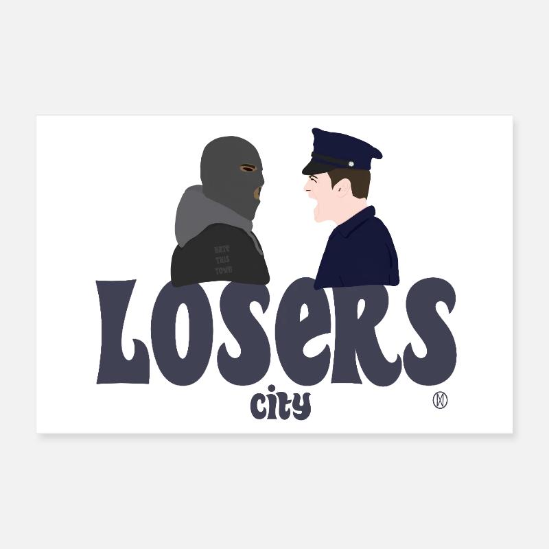 People vs Police Poster 24" x 16" (60x40 cm)