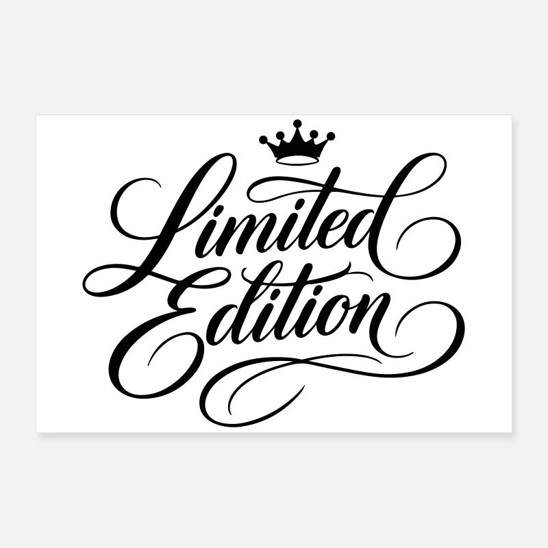 Édition limitée Crown Poster 60 x 40 cm