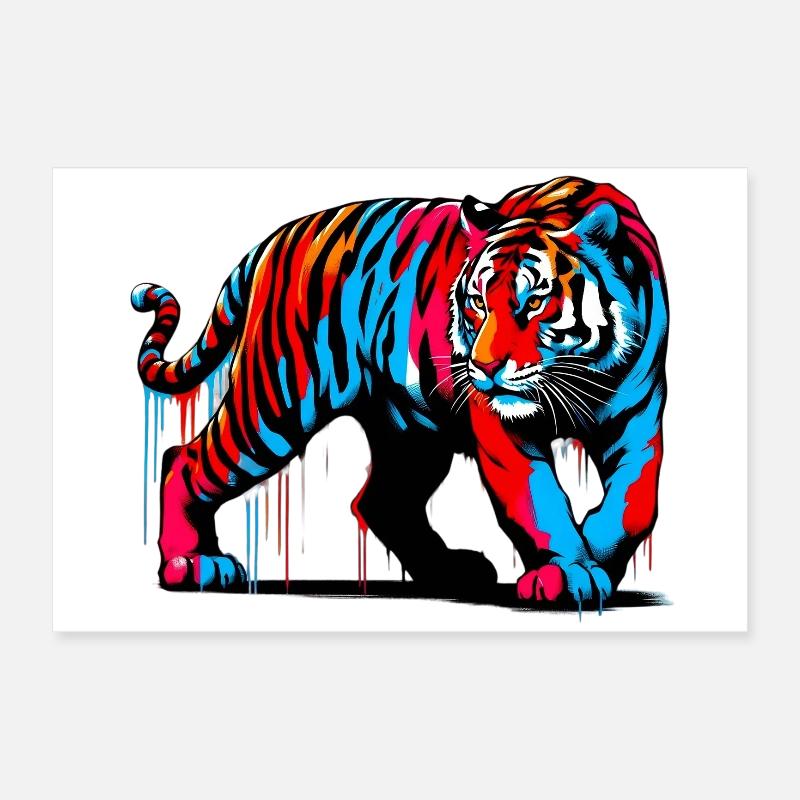 Tiger Poster 24" x 16" (60x40 cm)