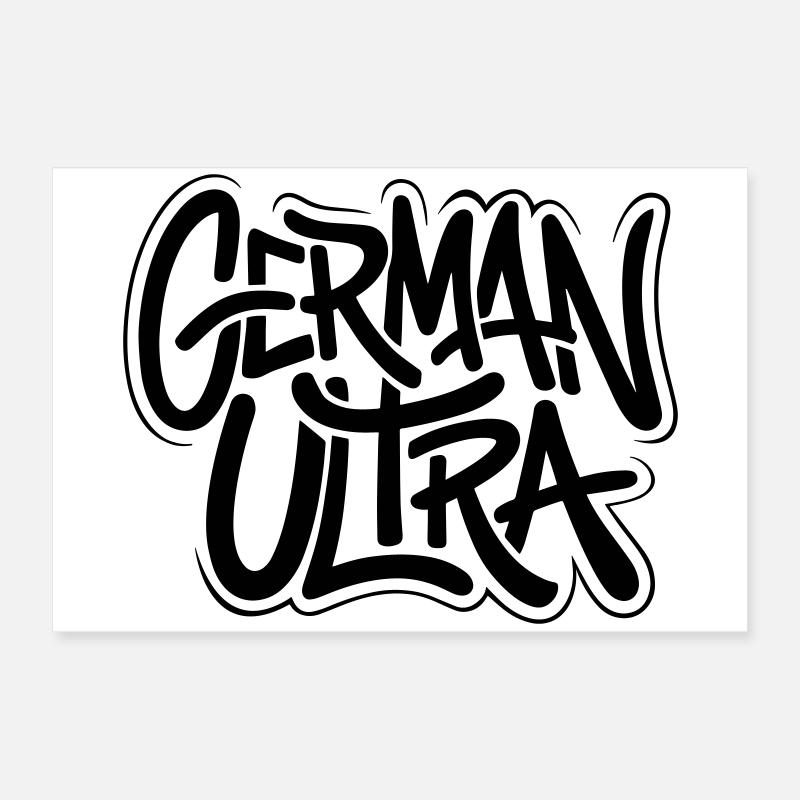 Ultra allemand Poster 60 x 40 cm
