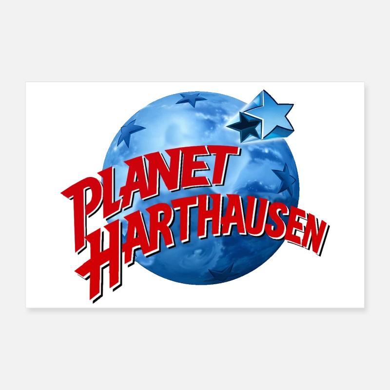 Planet Harthausen Poster 60x40 cm