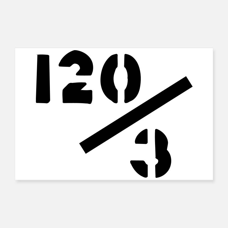 40 years - 120/3 Poster 24" x 16" (60x40 cm)
