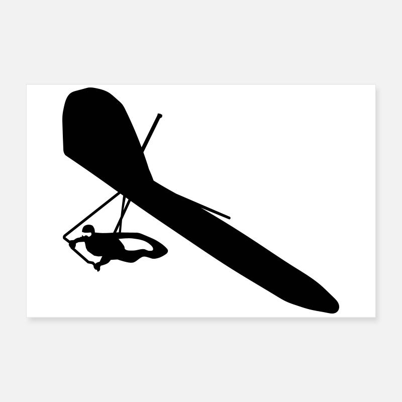 Hang-glider Poster 24" x 16" (60x40 cm)