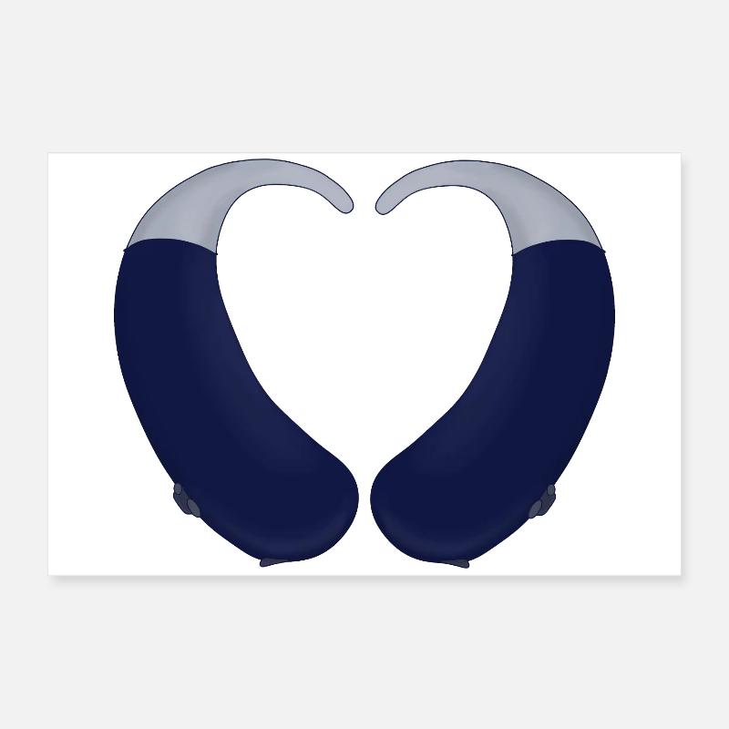 Aides cardiaques et auditives Poster 60 x 40 cm