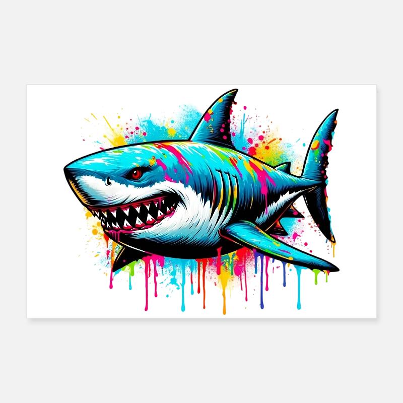 Requin Poster 60 x 40 cm