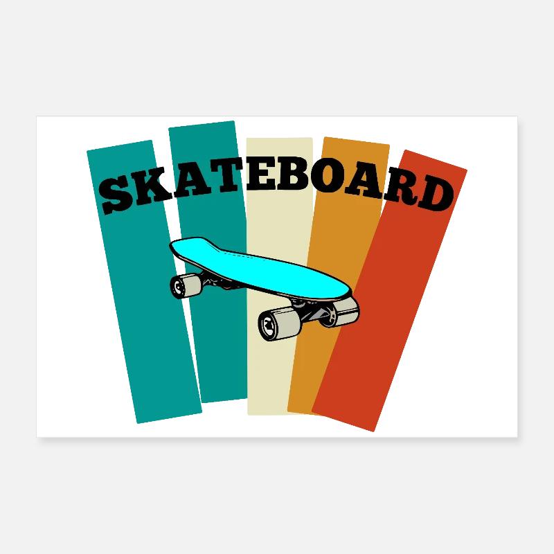 Skateboard Poster 60 x 40 cm