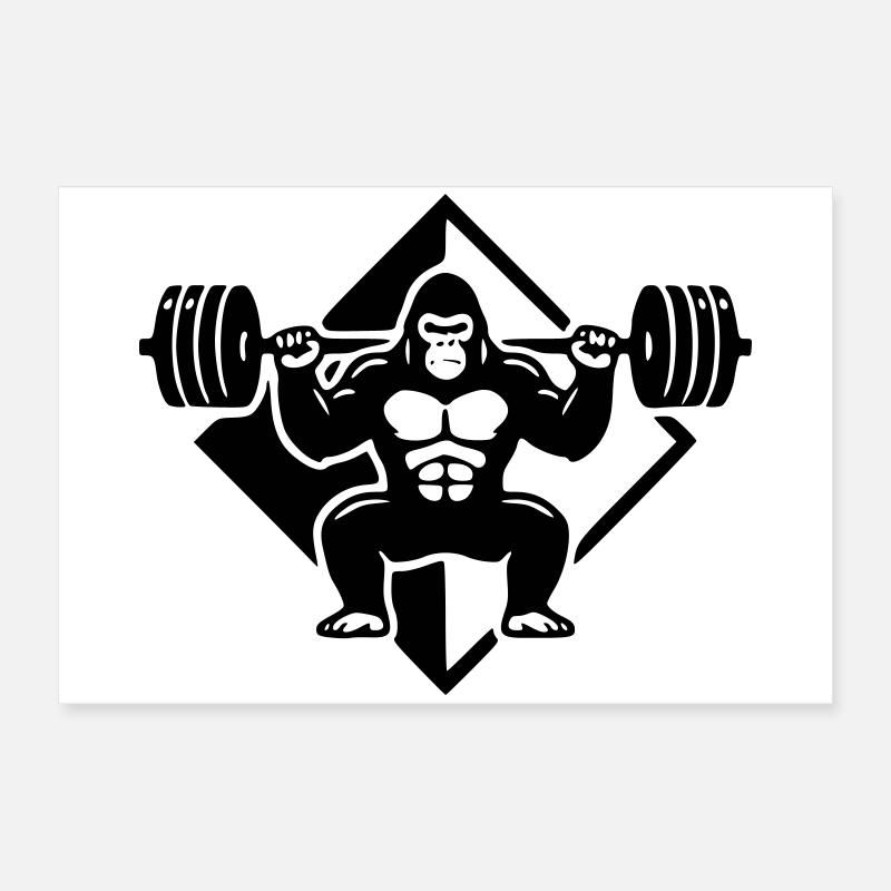 Gorilla Poster 24" x 16" (60x40 cm)