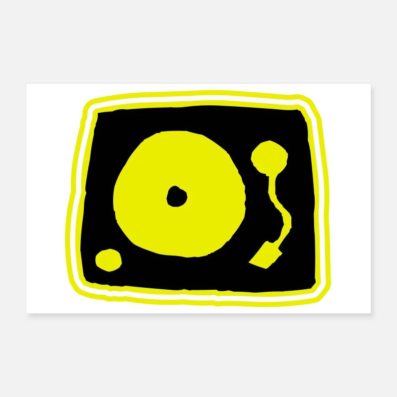 Giradischi Poster 60x40 cm