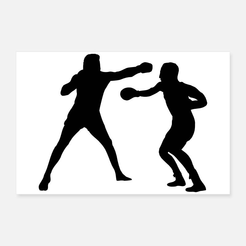 Boxing fight training Poster 24" x 16" (60x40 cm)
