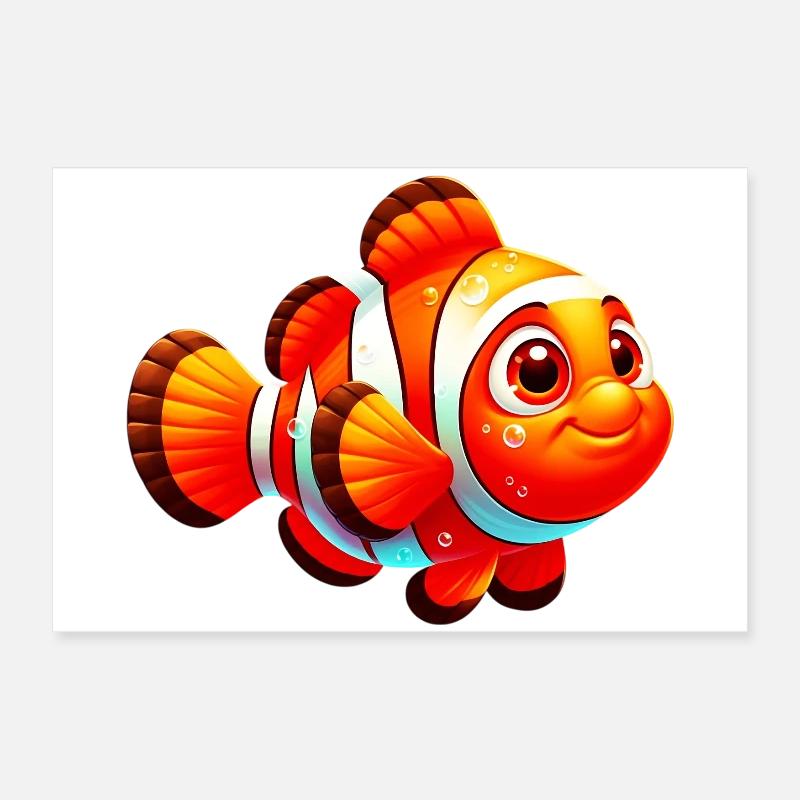 Clownfisch Poster 60x40 cm