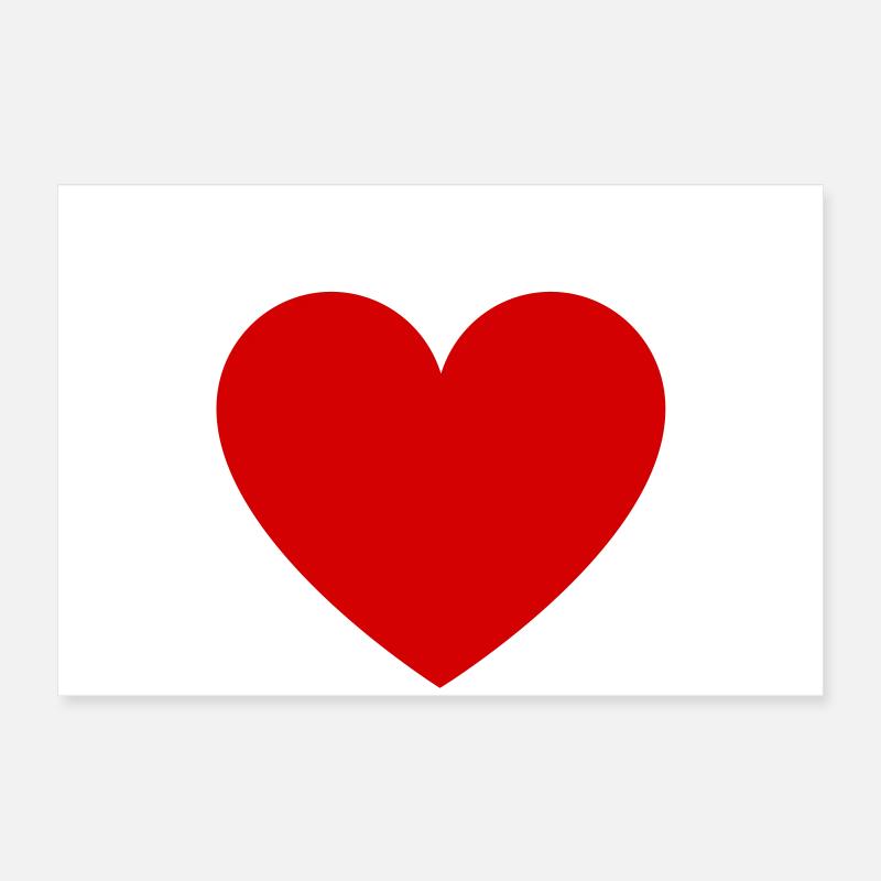 Little Devil Heart Horns Poster 24" x 16" (60x40 cm)