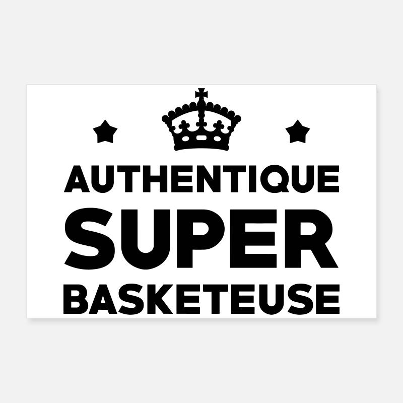 Authentique Super Basketeuse Poster 60 x 40 cm