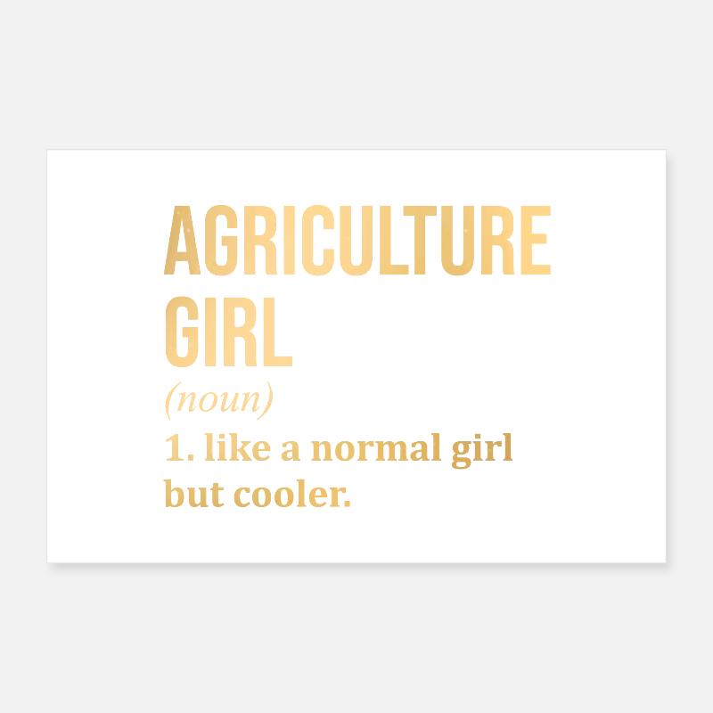 Agriculture Poster 24" x 16" (60x40 cm)