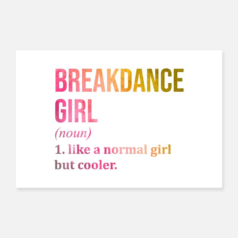 Breakdance Poster 60x40 cm
