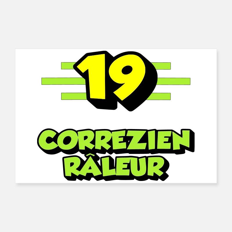 Correzien râleur Poster 60 x 40 cm