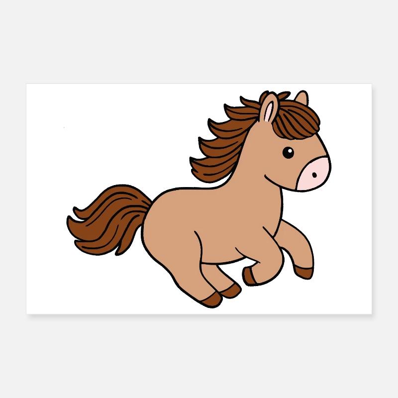 Pferd Poster 60x40 cm