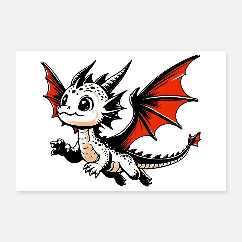 Dragon Poster 60 x 40 cm