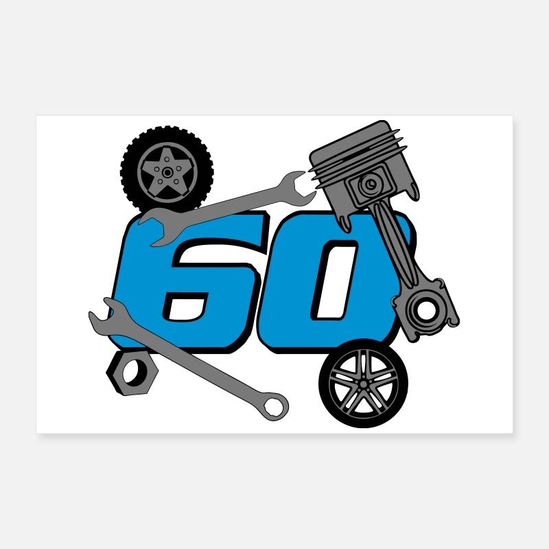 60e anniversaire, tournevis ./+ Poster 60 x 40 cm