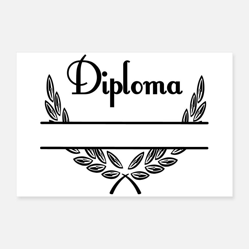 Diploma – Namespace Poster 24" x 16" (60x40 cm)