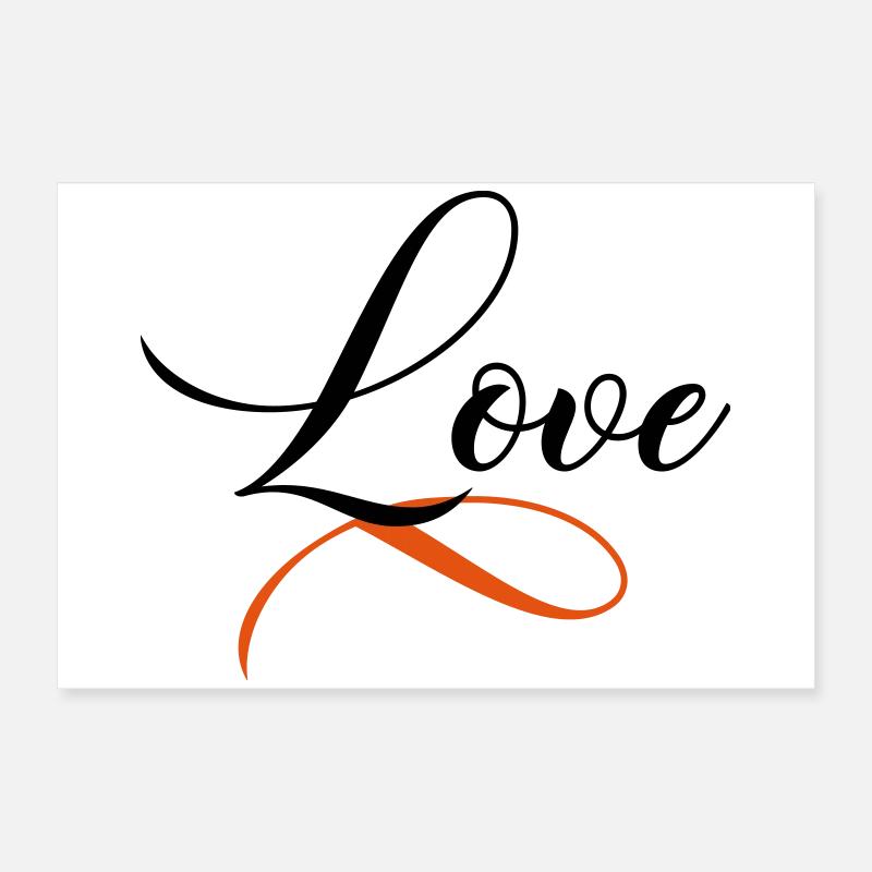 Liebe Poster 60x40 cm