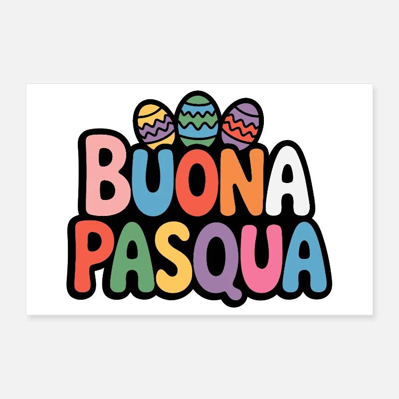 Buna Pasqua Bunny Poster 60 x 40 cm