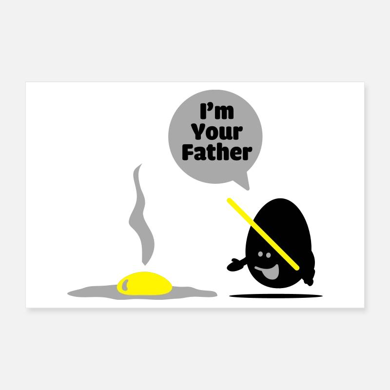 egg vader Poster 60x40 cm