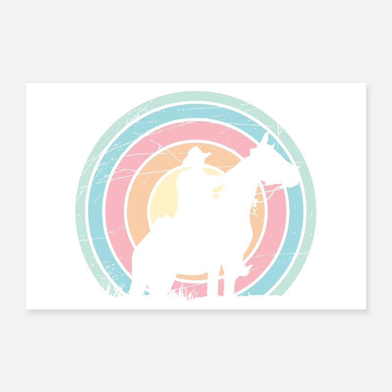 Cowboy - Western Poster 24" x 16" (60x40 cm)