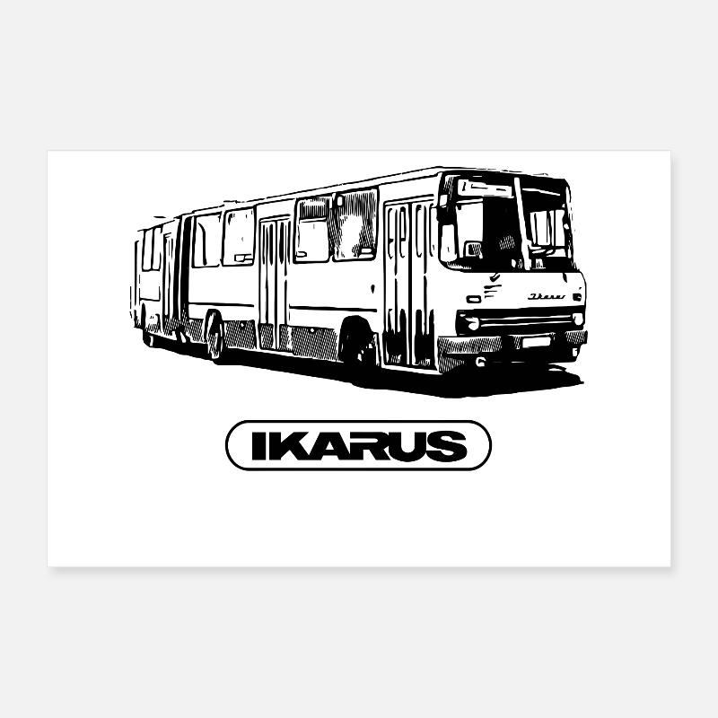 IKARUS 280 - Bus - Omnibus Poster 60x40 cm