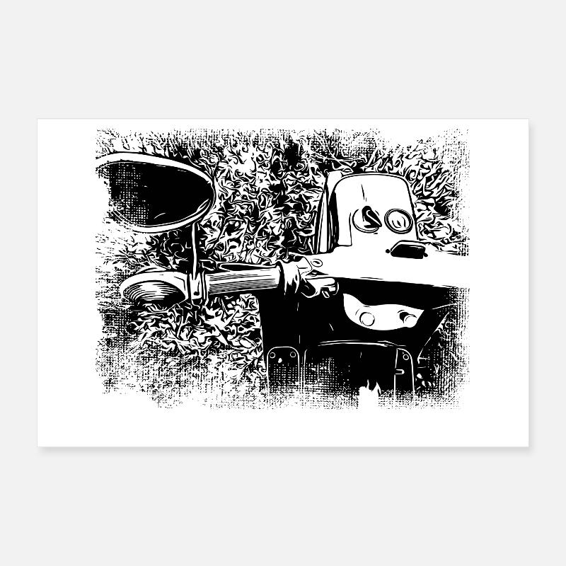 Simson Schwalbe - KR51 Poster 60x40 cm