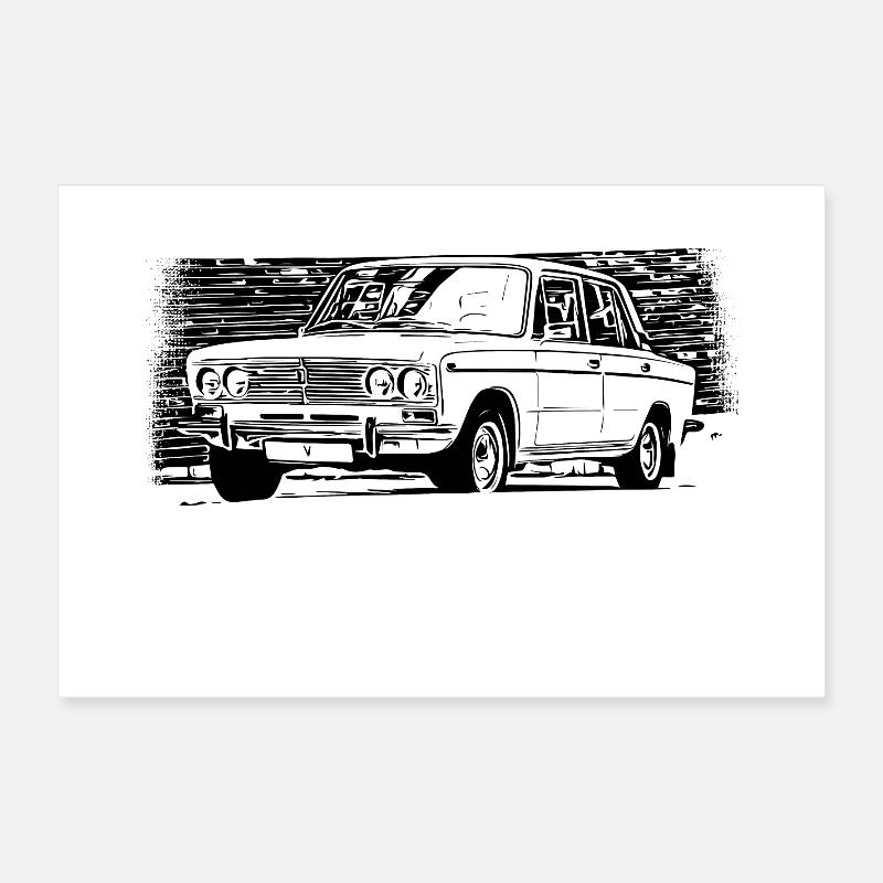 WAS 2103 Lada 1500 Schiguli Poster 24" x 16" (60x40 cm)