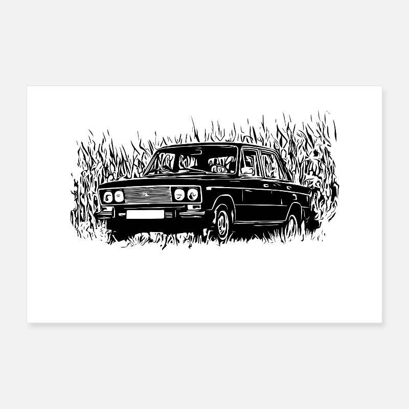 WAS 2106 Lada 1600 Poster 60 x 40 cm