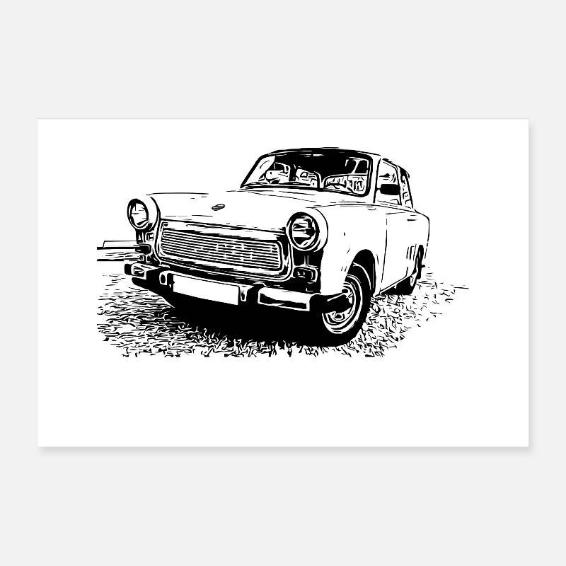 Trabant P 601 S Poster 60 x 40 cm