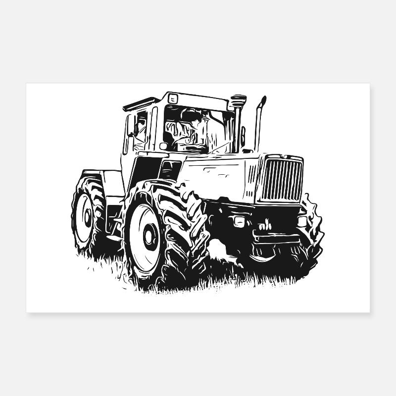 MB trac 1600 turbo | Traktor Poster 60x40 cm