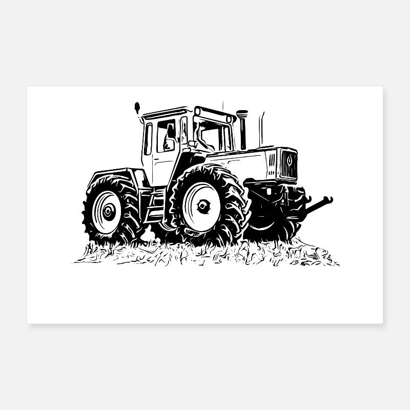 MB trac 1300 turbo | Traktor Poster 60x40 cm