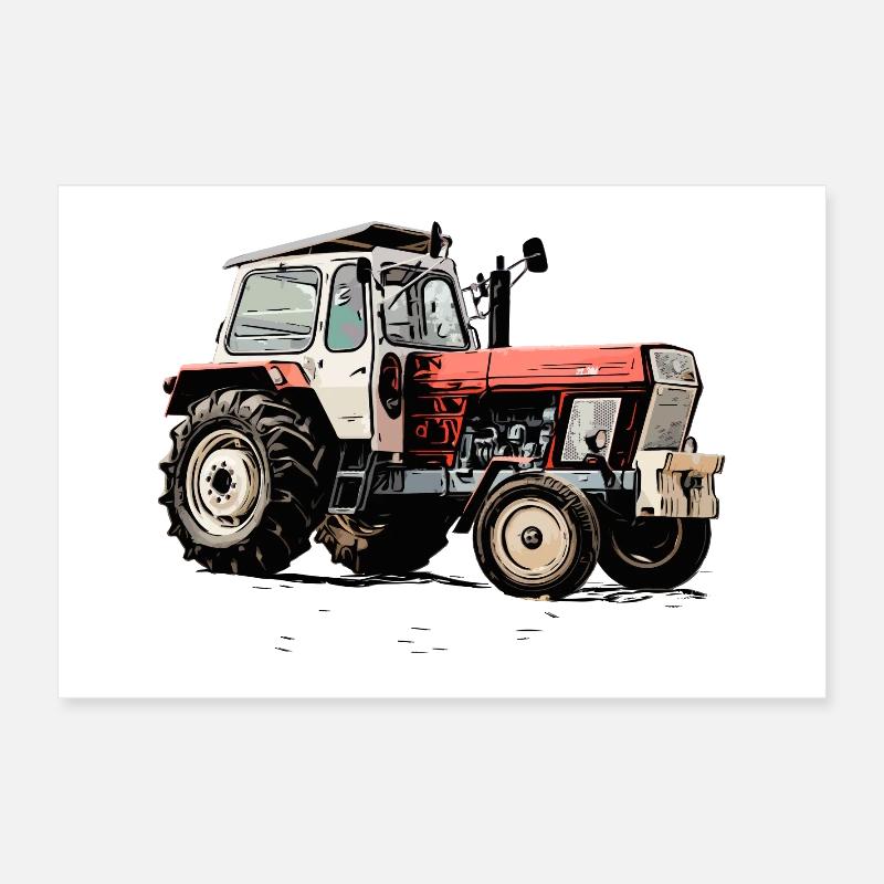Fortschritt Traktor ZT Poster 60x40 cm