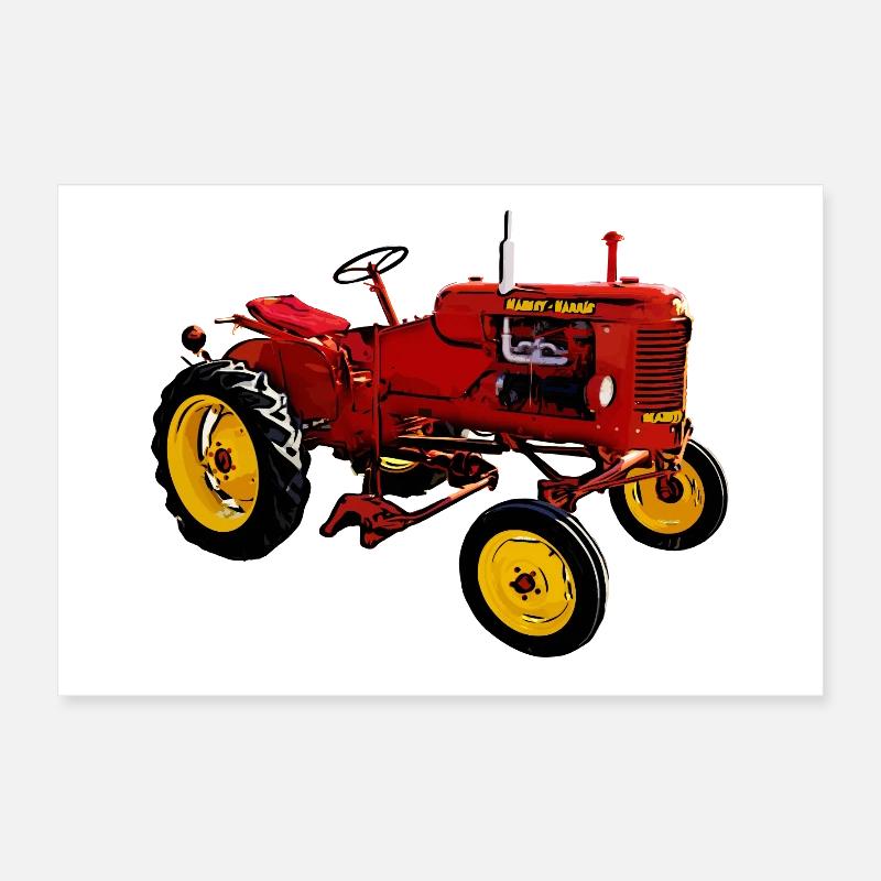 Traktor Pony Poster 60x40 cm
