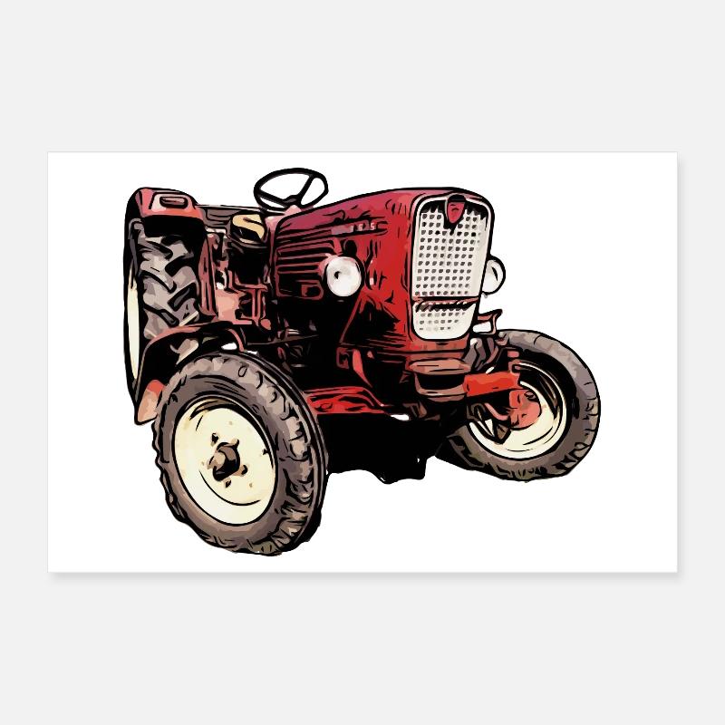 Güldner G40 Traktor Poster 60x40 cm