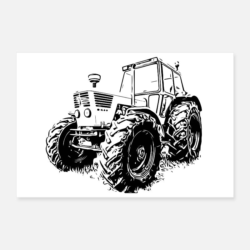 Deutz Traktor Poster 60x40 cm