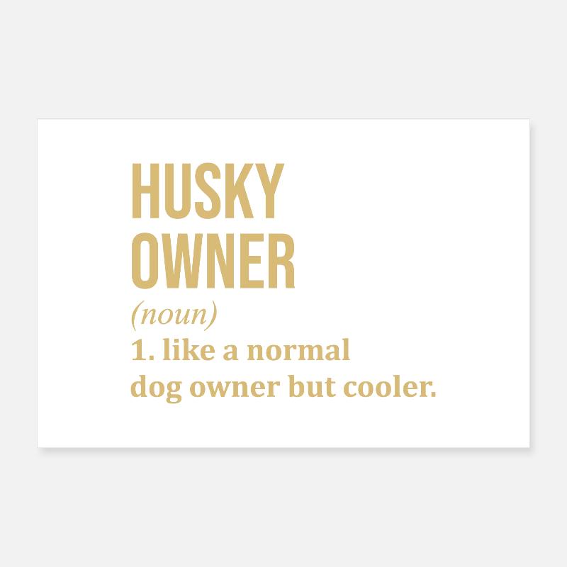 Husky Poster 24" x 16" (60x40 cm)
