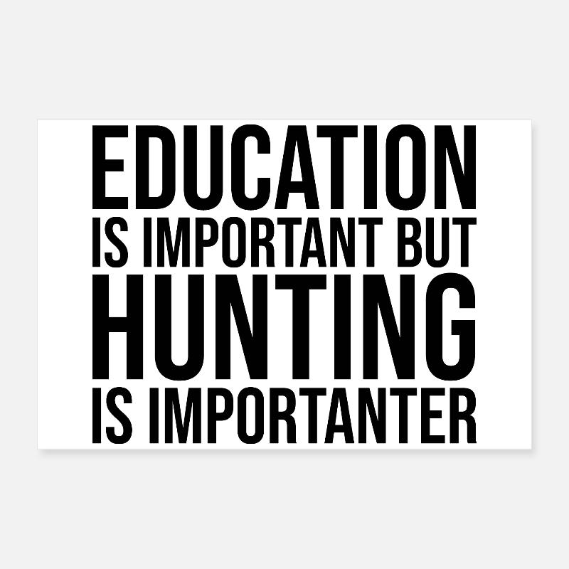 Hunting Poster 24" x 16" (60x40 cm)